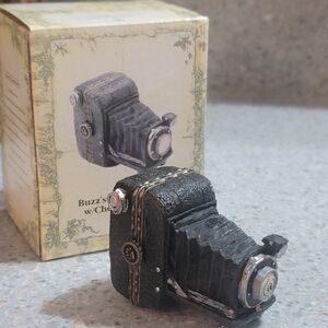 Boyds Bears Uncle Beans Treasure Buzz's Memory Maker W/ Cheese McNibble Camera